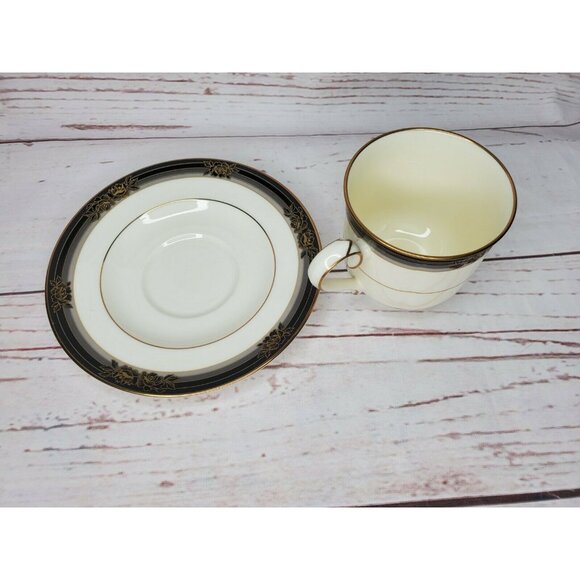 Vintage Noritake Spell Binder #9733 Teacup and Saucer Set - Mint Condition - Picture 9 of 12